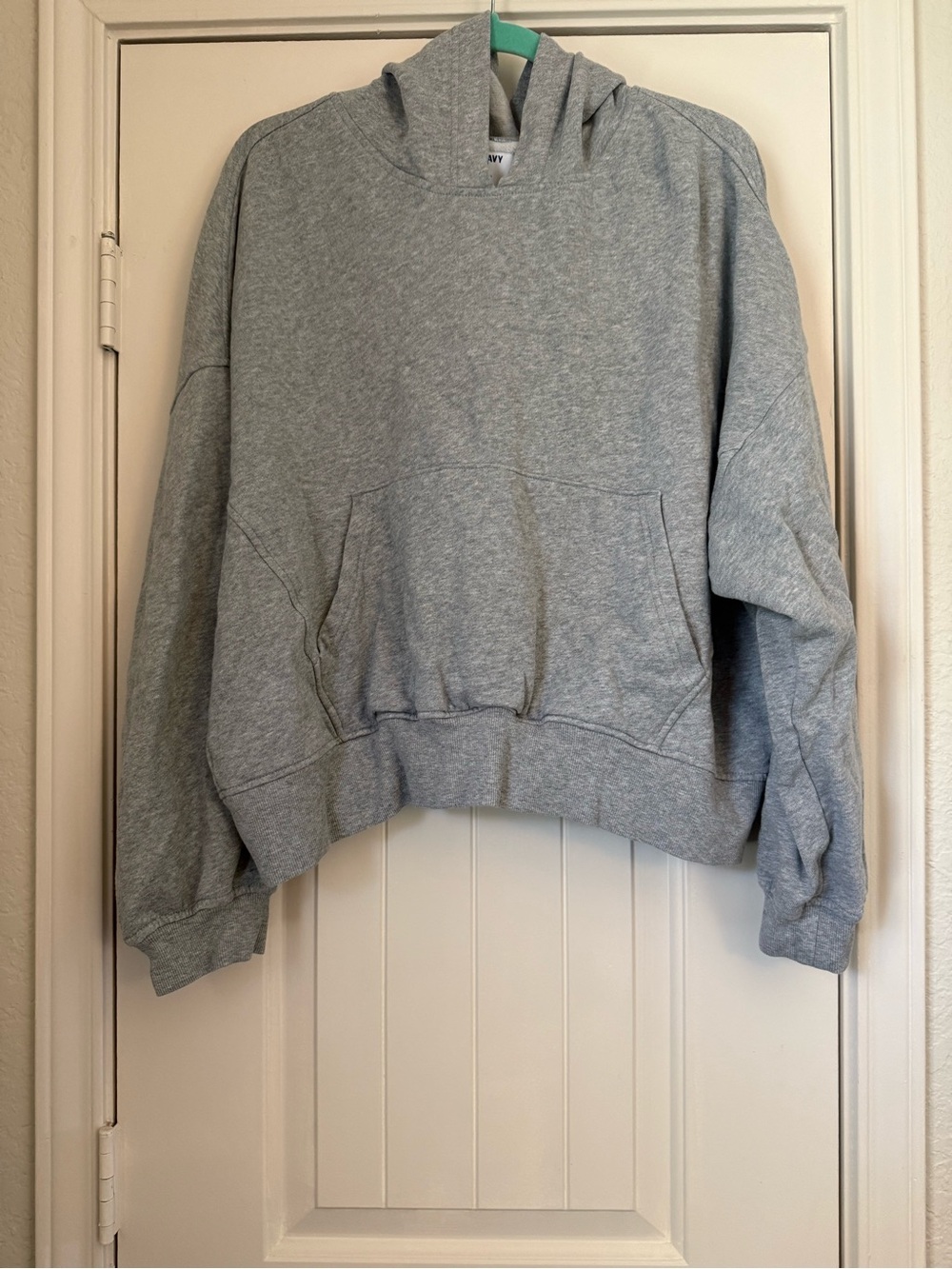 Old Navy Heather Gray Hoodie Sweatshirt